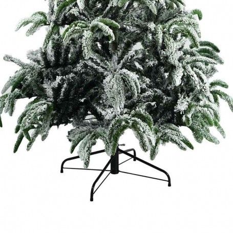 Albero di Natale Innevato H.210 cm con Apertura ad Ombrello Albero di Natale Innevato H.210 cm con Apertura ad Ombrello