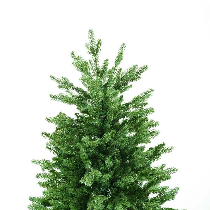 Albero di Natale Abete Verde Chiaro in Pe H.180/270 cm Apertura ad Ombrello - Deluxe Green