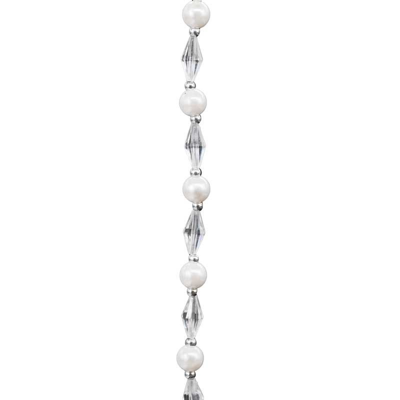 Ghirlanda Natalizia con Perline e Brillantini L.150 cm