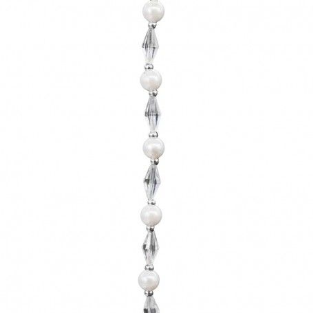 Ghirlanda Natalizia con Perline e Brillantini L.150 cm Ghirlanda Natalizia con Perline e Brillantini L.150 cm