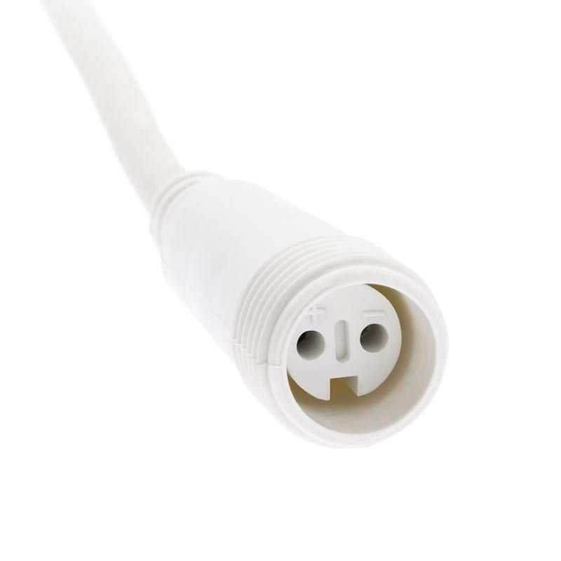 Pioggia Luminosa professionale Prolungabile | Cavo Bianco 3 x h.0,9 mt | 156 Led Bianco Caldo + 18 Flash | Uso esterno IP67