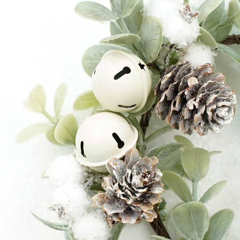 Girocandela Natalizio con Pigne e Bacche D.9 cm