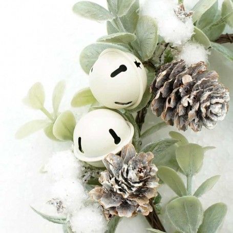 Girocandela Natalizio con Pigne e Bacche D.9 cm Girocandela Natalizio con Pigne e Bacche D.9 cm