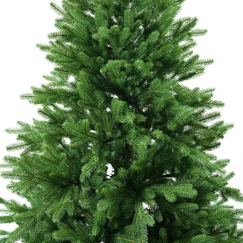 Albero di Natale Abete Verde Chiaro in Pe H.180/270 cm Apertura ad Ombrello - Deluxe Green