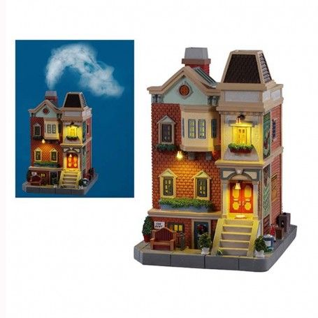 Wester St. Row House Effetto Fumo con Alimentatore 4.5V - Lemax 15744