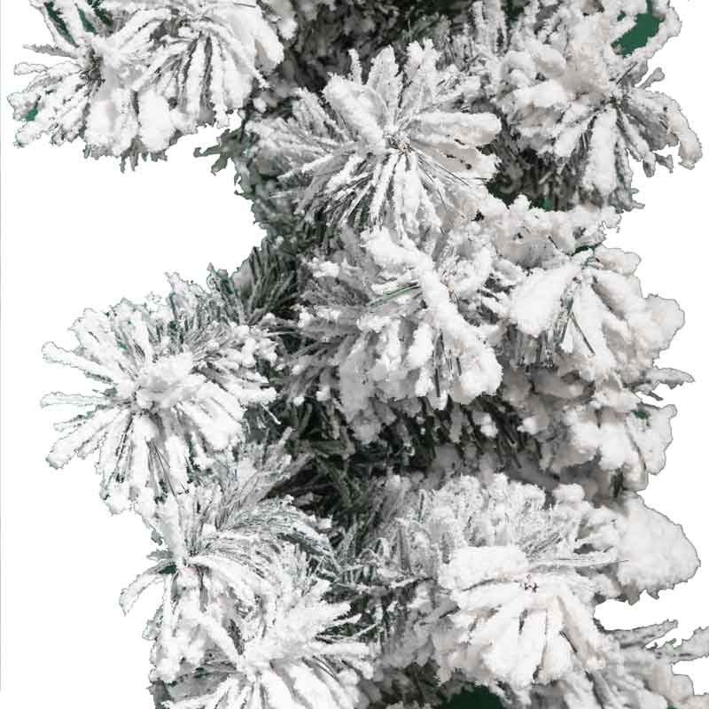 Ghirlanda Natalizia Innevata L.274cm