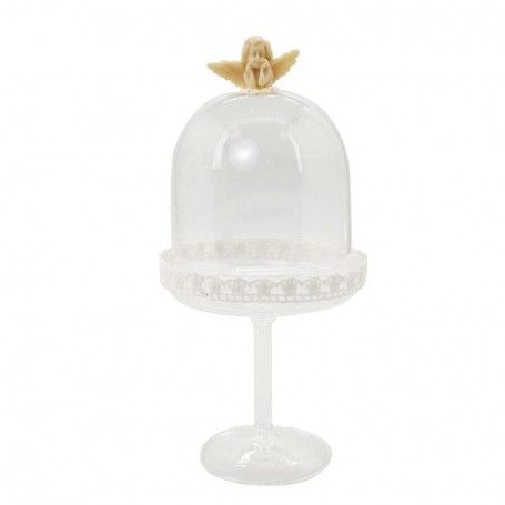 Alzatina in Vetro con Angioletto 12x18 cm