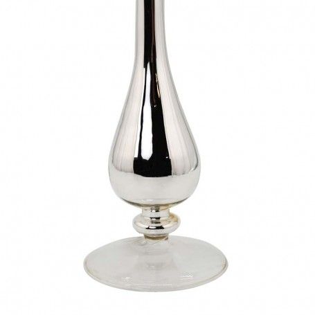 Paralume in Vetro e Silver H.33 cm