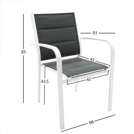 Tavolo Rettangolare Allungabile in Alluminio Bianco | Coffee