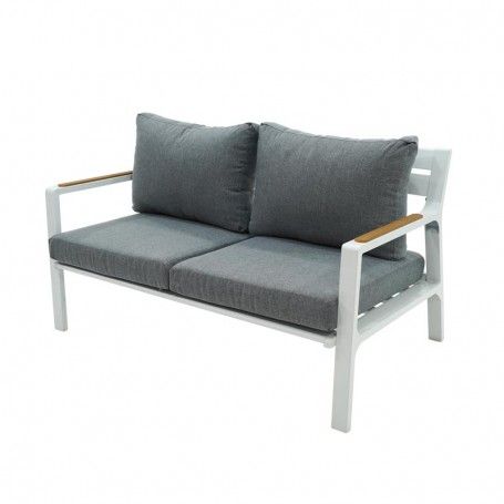 Completo Divano Iside | Struttura in Alluminio Bianco e Polywood Completo Divano Iside | Struttura in Alluminio Bianco e Polywood