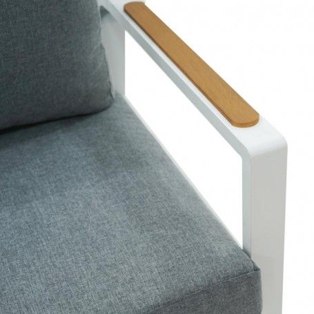 Completo Divano Iside | Struttura in Alluminio Bianco e Polywood Completo Divano Iside | Struttura in Alluminio Bianco e Polywood