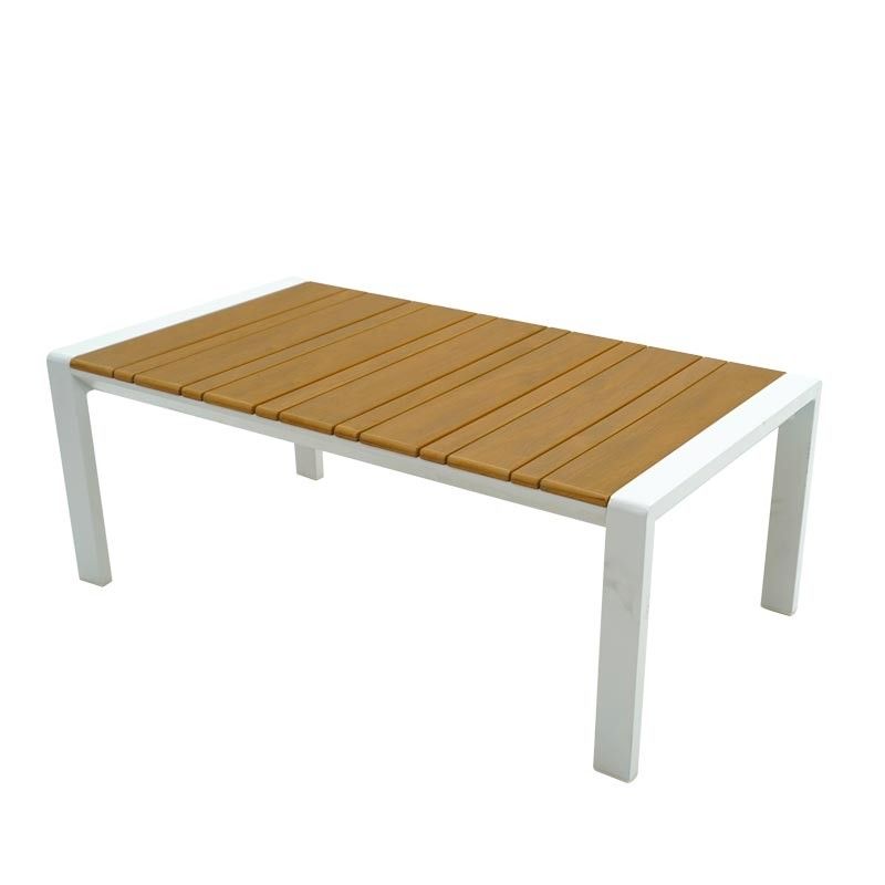 Completo Divano Iside | Struttura in Alluminio Bianco e Polywood