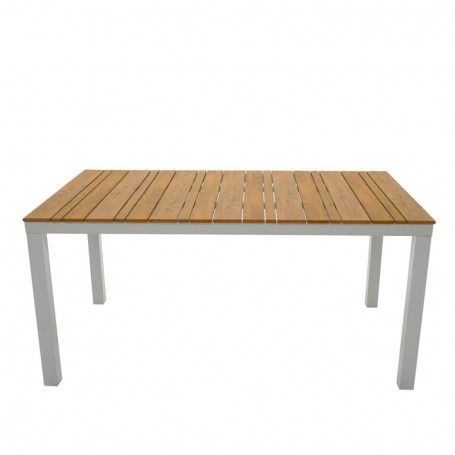 Completo Tavolo Ruti | Struttura in Alluminio Bianco e Polywood Completo Tavolo Ruti | Struttura in Alluminio Bianco e Polywood