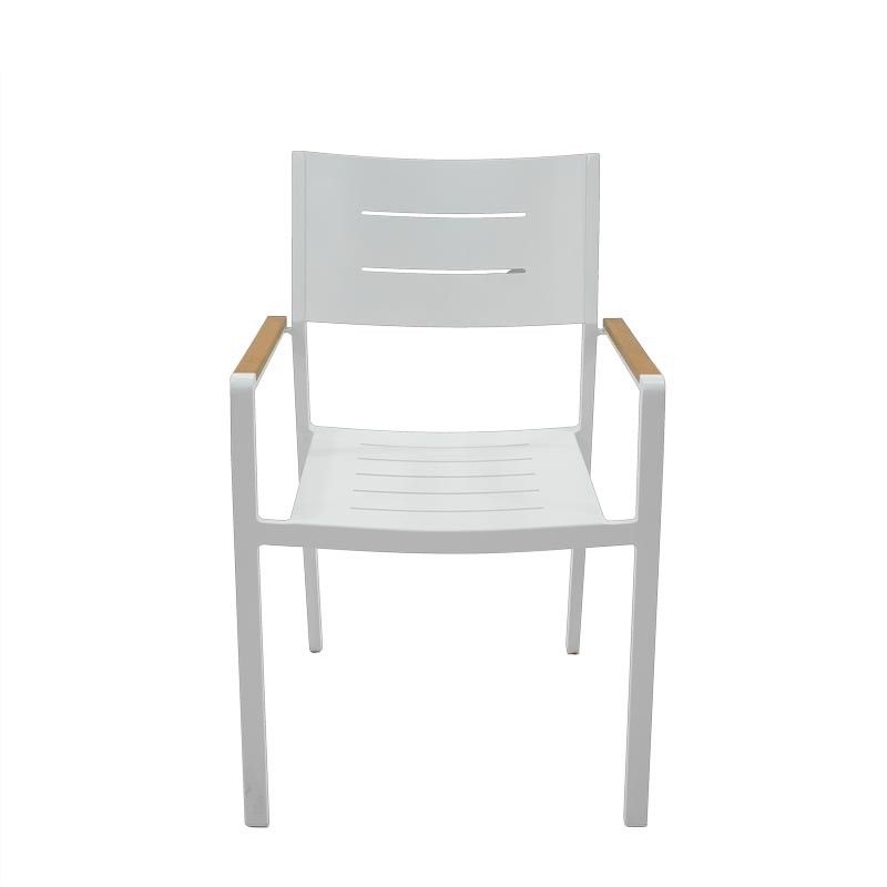 Completo Tavolo Ruti | Struttura in Alluminio Bianco e Polywood