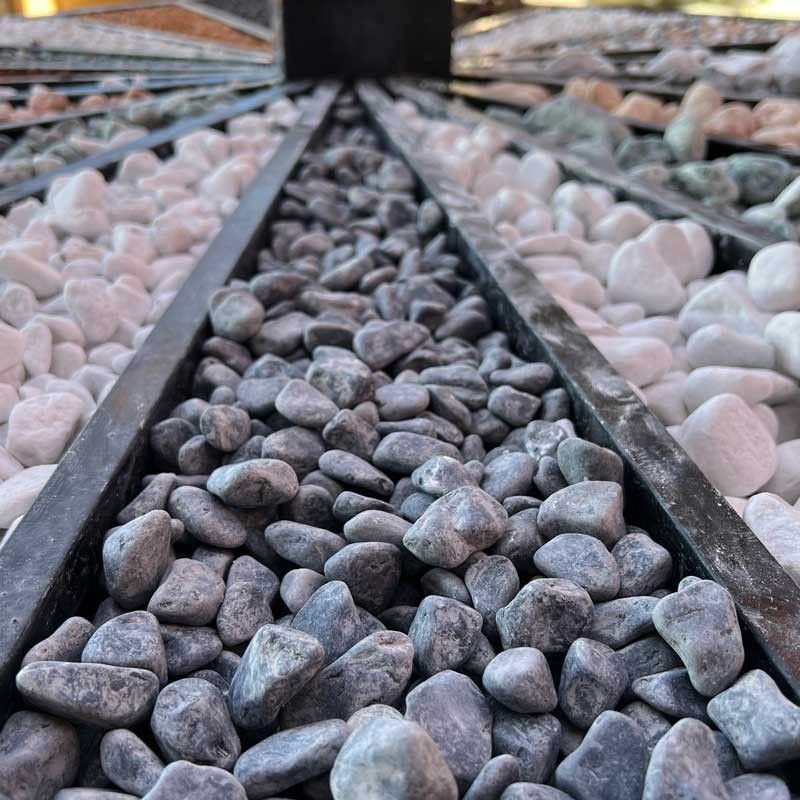 Ciottoli Nero Ebano 15/25 mm Sacco da 25 Kg