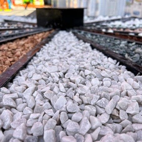 Granulato Bianco Carrara 8/12 mm Sacco da 25 Kg