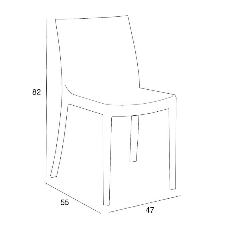 Sedia da Giardino Matrix Tortora