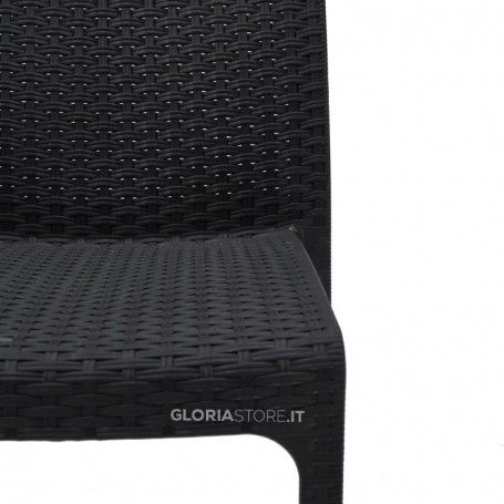 Sedia da Giardino Virginia Antracite Sedia da Giardino Virginia Antracite