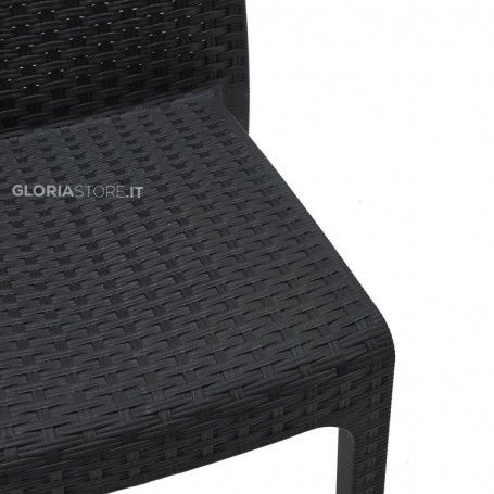 Sedia da Giardino Virginia Antracite Sedia da Giardino Virginia Antracite