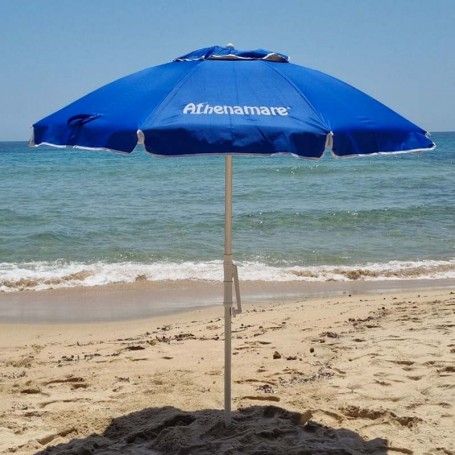 Ombrellone da Spiaggia Antivento in Alluminio 200 cm