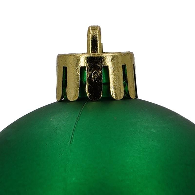 Palle di Natale in Plastica Opache D.6 cm Confezione da 24 Pz