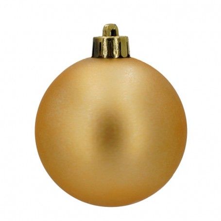 Palle di Natale in Plastica Opache D.6 cm Confezione da 24 Pz