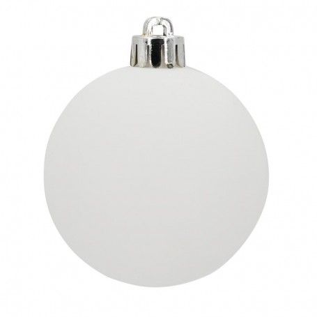 Palle di Natale in Plastica Opache D.6 cm Confezione da 24 Pz