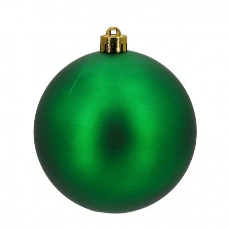 Palle di Natale in Plastica Opache D.10 cm Confezione da 6 Pz