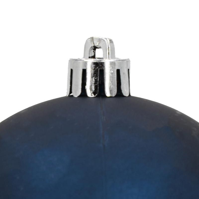 Palle di Natale in Plastica Opache D.8 cm Confezione da 16 Pz