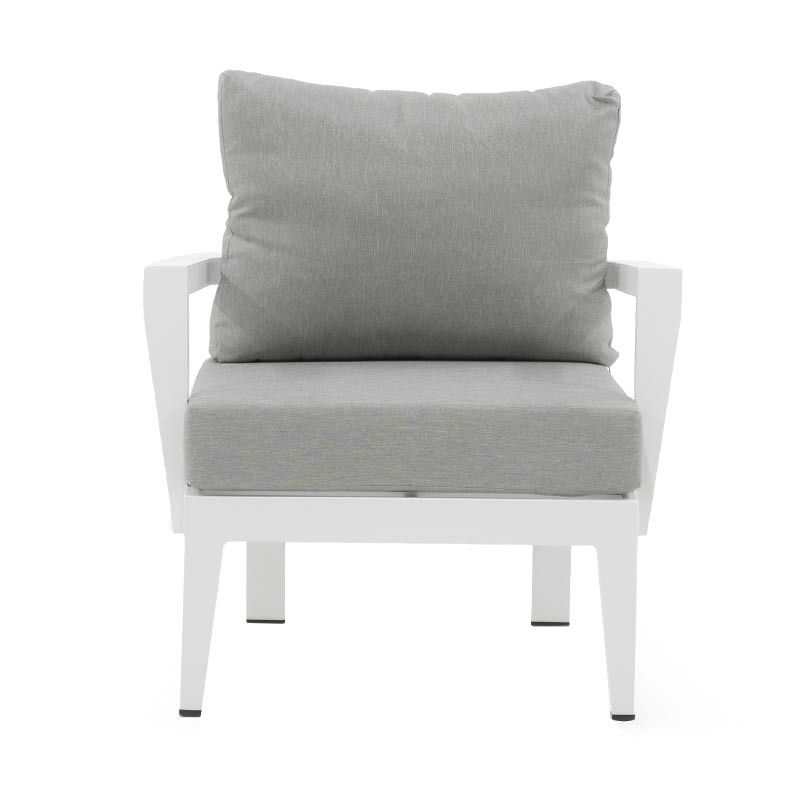 Set Divano in Alluminio per Esterni Estia/White