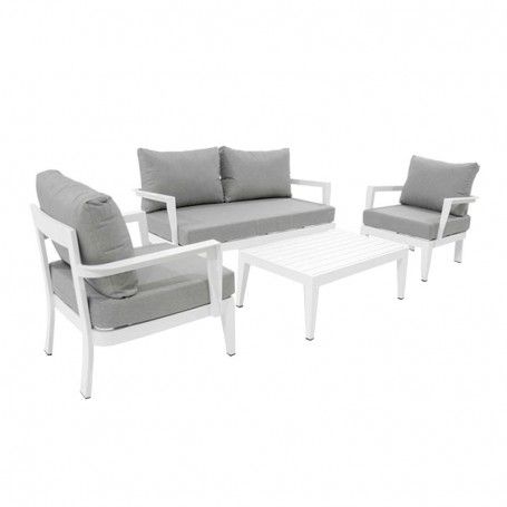 Set Divano in Alluminio per Esterni Estia/White Set Divano in Alluminio per Esterni Estia/White