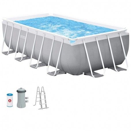 Piscina Intex 400x200x100 cm Fuori Terra Prisma Frame - Intex 26788
