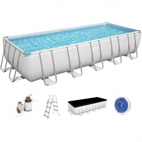 Piscina Power Steel Rettangolare 640x274x132 cm - Bestway 5612B