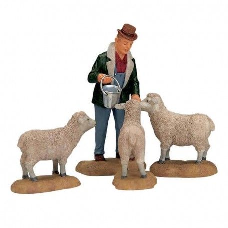 The Good Shepherd, Set Of 4 - Lemax 12499