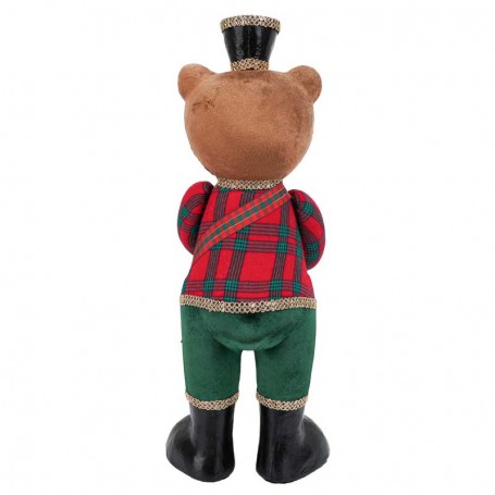 Orsetto Natalizio in Piedi con Tromba H.61 cm