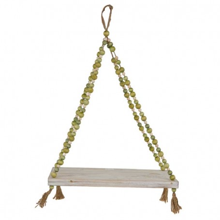 Mensola a Dondolo Natalizia da Appendere in Legno L.43 cm