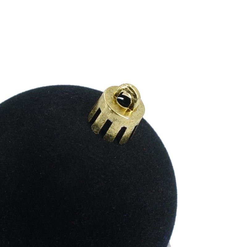 Palle di Natale in Plastica e Velluto D.6 cm Conf. da 12 Pz