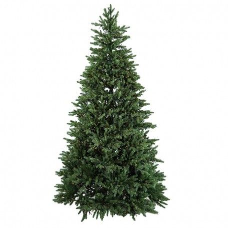 Albero di Natale Abete Verde con Luci Led H.150/400 cm Apertura ad Ombrello - Forest Lux