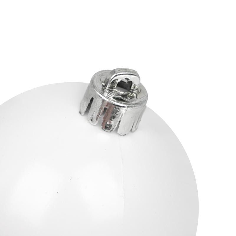 Palle di Natale in Plastica Lucide D.6 cm Confezione da 24 Pz