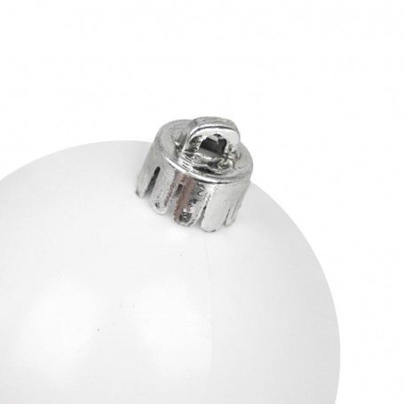 Palle di Natale in Plastica Lucide D.6 cm Confezione da 24 Pz