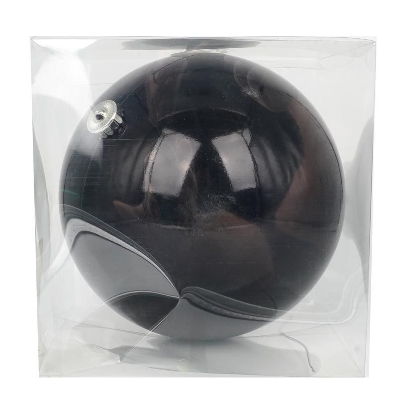 Palla di Natale in Plastica Lucida D.20 cm Conf. da 1 Pz
