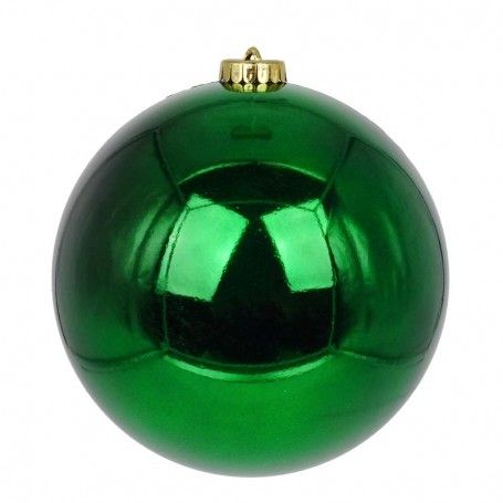 Palle di Natale in Plastica Lucide D.15 cm Confezione da 2 Pezzi