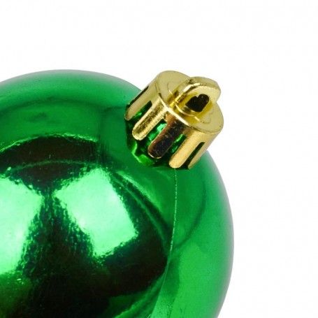 Palle di Natale in Plastica Lucide D.6 cm Confezione da 24 Pz