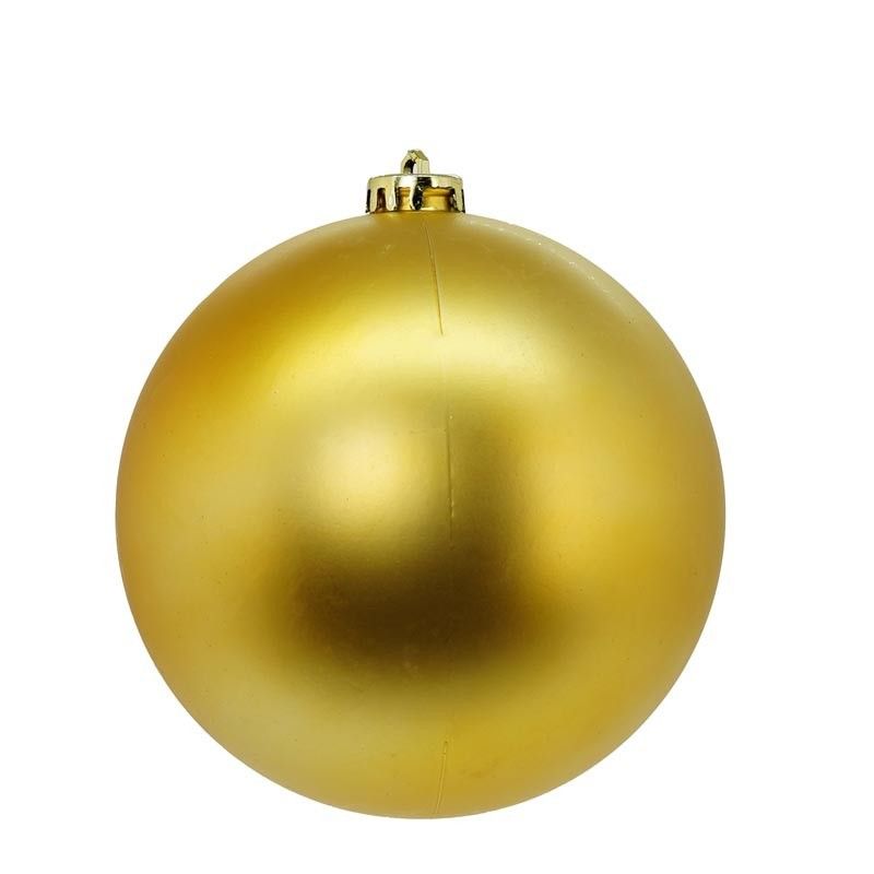 Palle di Natale in Plastica Lucide e Opache D.15 cm Conf. da 4 Pz