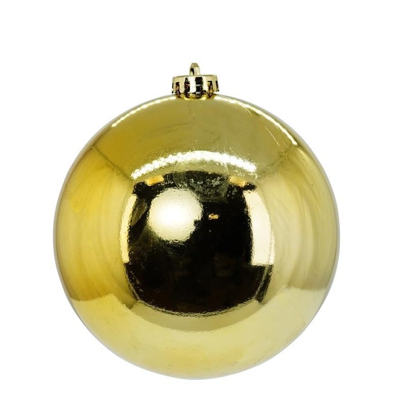 Palle di Natale in Plastica Lucide e Opache D.15 cm Conf. da 4 Pz