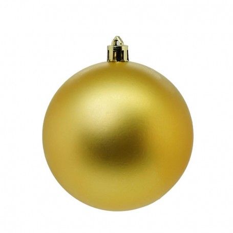 Palle di Natale in Plastica Lucide Opache e Glitterate D.8 cm Conf. da 12 Pz