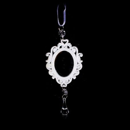 Specchio Ovale da Appendere H.20 cm