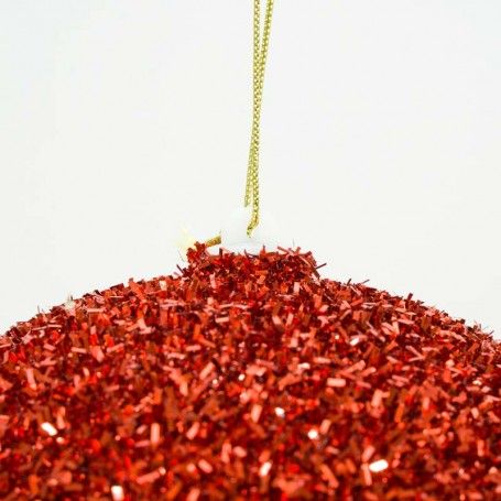 Palla di Natale Glitterata D.20 cm Conf. da 1 Pz