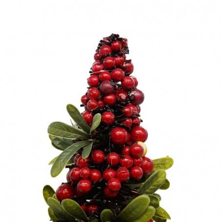 Alberello Natalizio con Bacche 70x26 cm