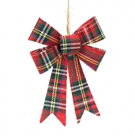 Fiocchi Natalizi da Appendere H.14 cm Confezione da 4 Pz